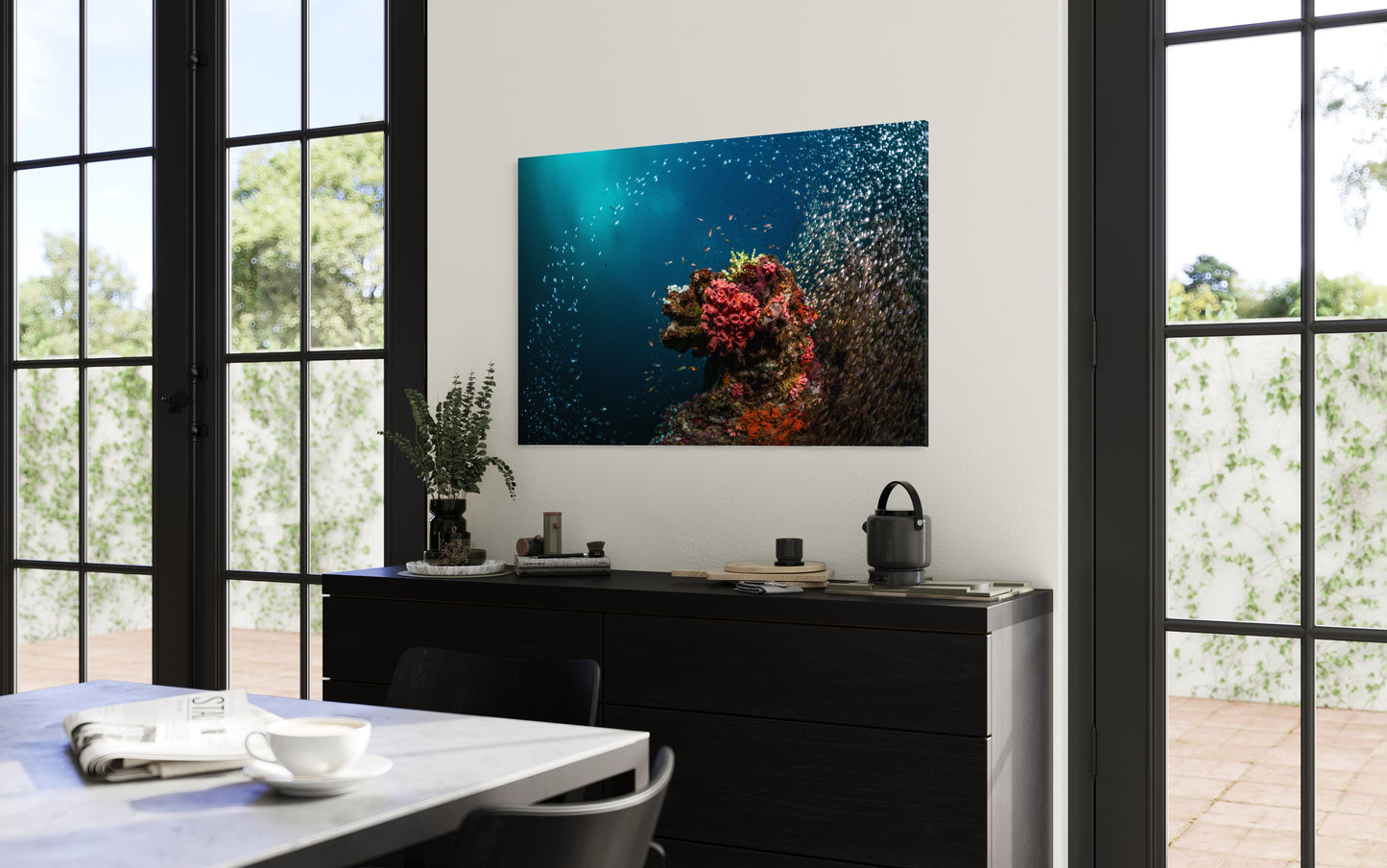 Fine art print: Aqua Ballet: The Dynamic Life of the Coral Reef