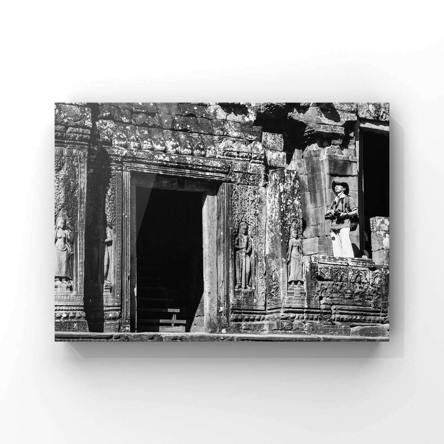 Fine art print: The Angkor Temple Explorer (black/white)