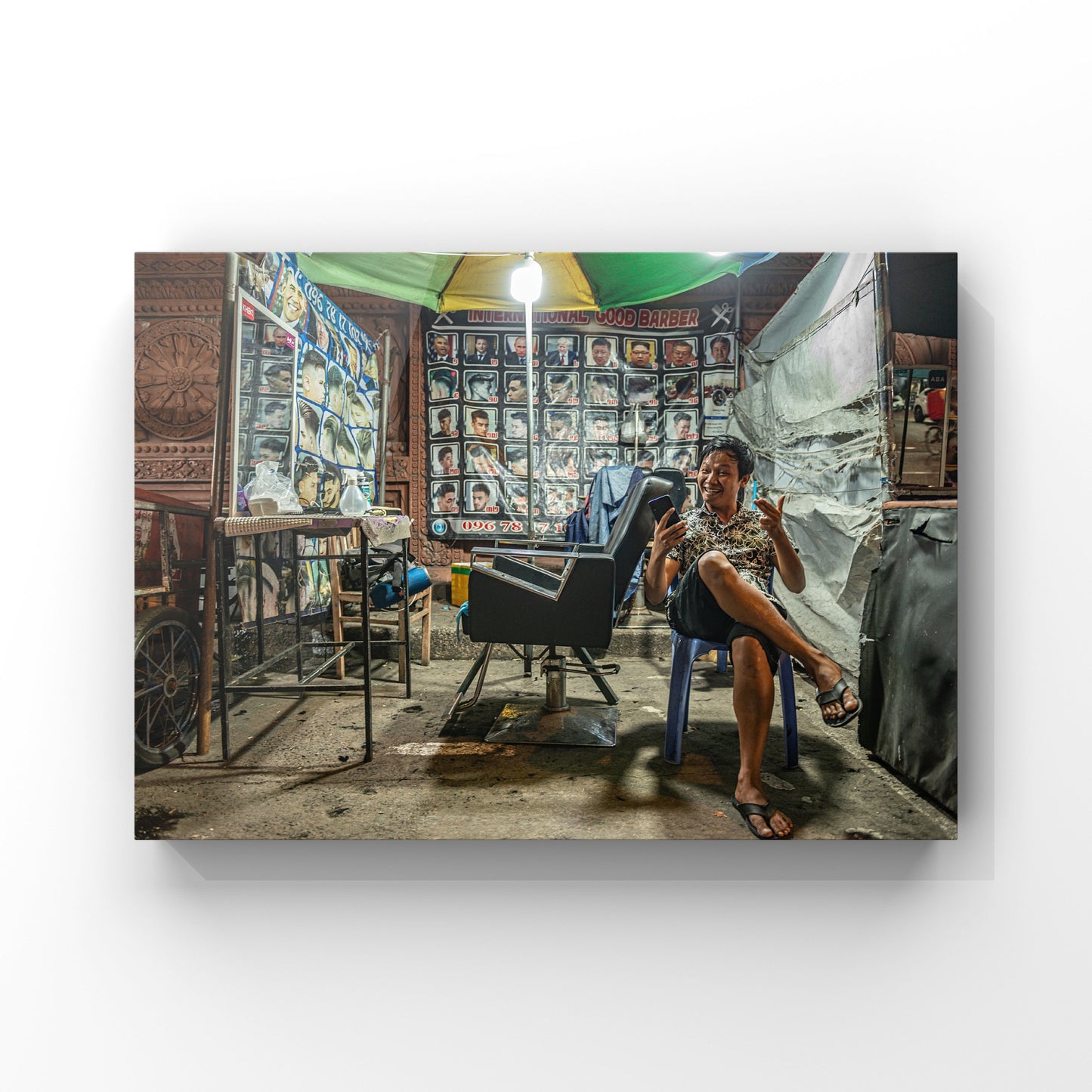 Fine art print: The Happy Hair Dresser