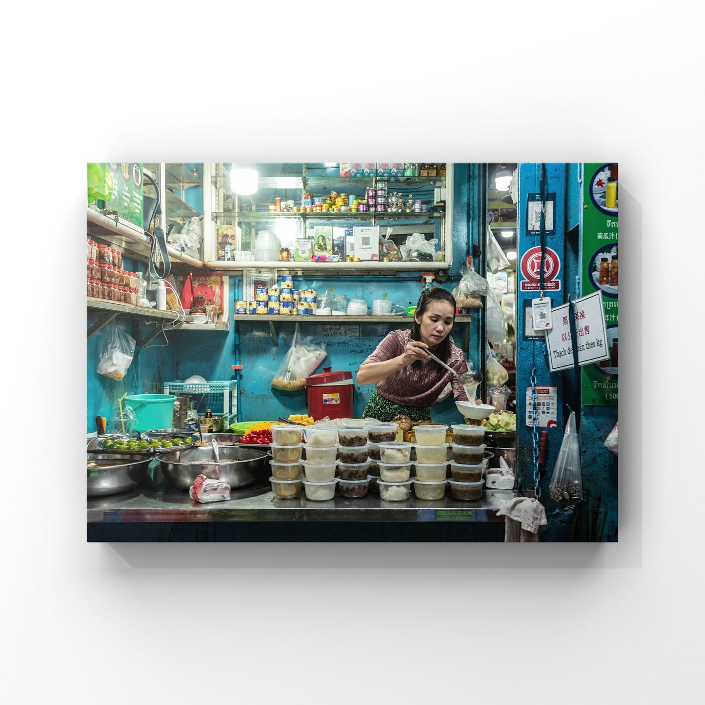 Fine art print: The Soup Shop Lady