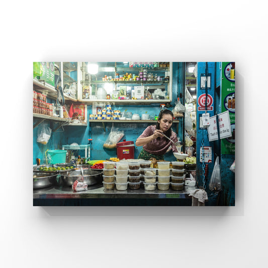 Fine art print: The Soup Shop Lady